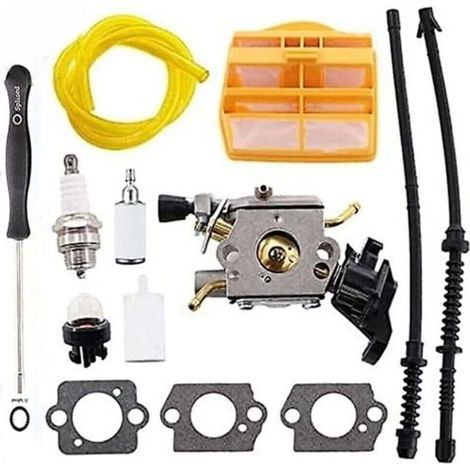 Carburateur Husqvarna 445/445E/450/450E - Zama C1M-EL37B pour tronçonneuses 445II/450II - Remplacement moteur - Fiable - Forestiers et bricoleurs (1/4)