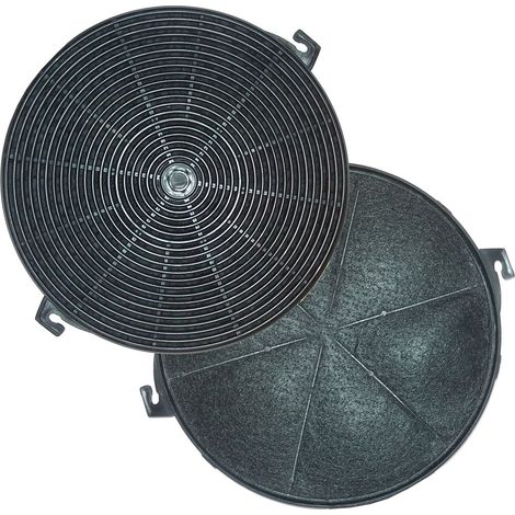 2 Stk. Aktivkohlefilter für Dunstabzugshauben 21 cm, Universal Kohlefilter rund 210 mm x 18 mm - Modell 21/S, OK6, OK9 passend für Mastercook Baumatic Gamma AFC-62