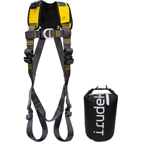 Imbracatura anticaduta Irudek Expert Pro 50 - S/M - Nero/Giallo