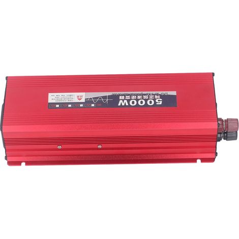 Onduleur à onde sinusoïdale pure 5000W convertisseur 48V vers 220V pour camping-car camion maison, ventilateur refroidissement affichage LED numérique (1/5)