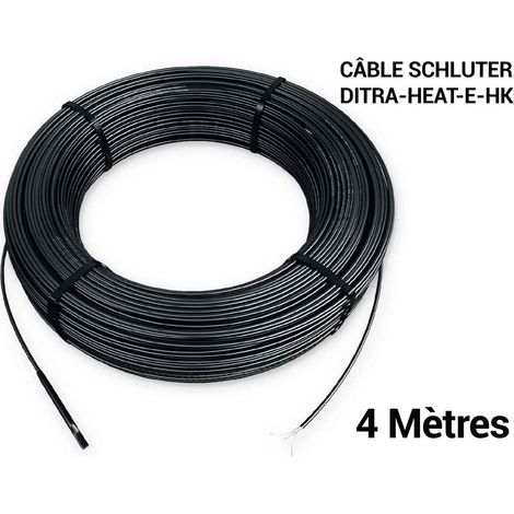 Câble de chauffage 12.5 W/M DITRA HEAT E HK SCHLUTER  4 mètres