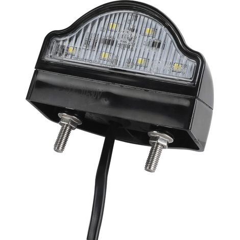 1 Pcs Éclairage de Plaque D'immatriculation Général LED 12v 24v Avec E-mark Imperméable Pour Voiture Remorque Camion Tracteur Van RV Camper (1/5)