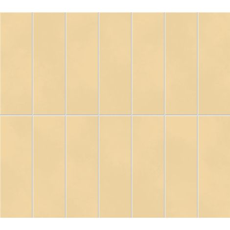 Mosaïque effet Béton Ocre Jaune Brick 37x33x0,85 cm Mat Cortivo - Mur intérieur (vendu par carton de 0,7326 m²) - RO'MA CARRELAGE