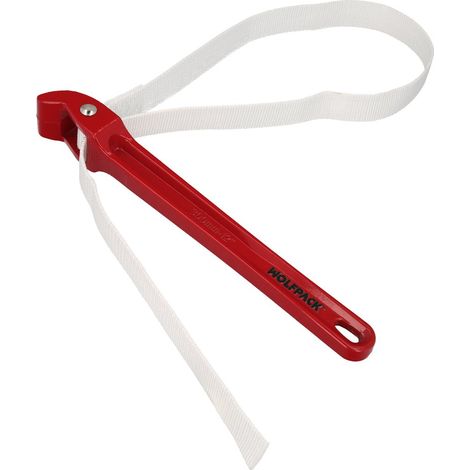 WOLFPACK LINEA PROFESIONAL Chiave inglese Nastro di nylon e alluminio 30 cm. Nastro De 98 cm. Chiave per filtro olio, chiave per tubi, chiave per tubi, chiave per allentare, chiave per cinghie.
