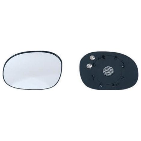 Verre de rétroviseur gauche chauffant convexe Citroen C3 1 2002-2009