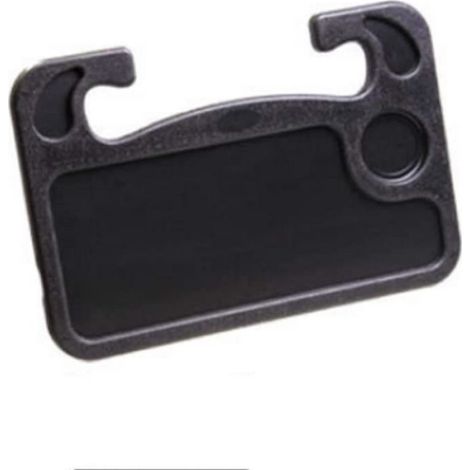 Table de volant de voiture plateau de volant et support de siège de véhicule ordinateur portable plateau repas (noir) (1/4)