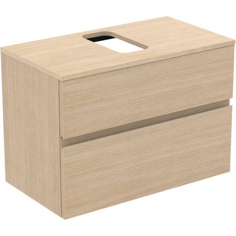 Ideal Standard E3477US WTArmoire sous lavabo Finesse découpe g/d (1/3)