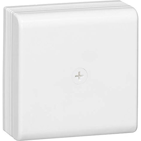 LEGRAND 030336 Quadratische Aufputz-Anschlussdose „DLPlus“ für 150x150x65mm Zierleiste aus weißem Kunststoff