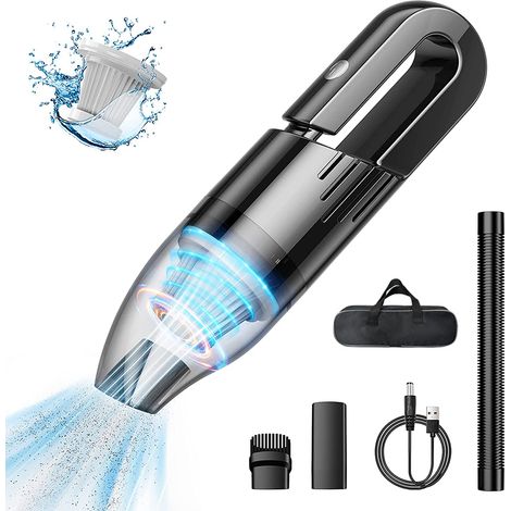 Aspirateur Portable Sans Fil - Aspirateur Mini pour Voiture Maison Bureau Cheveux d'Animaux 610 g 29,5 cm (1/5)