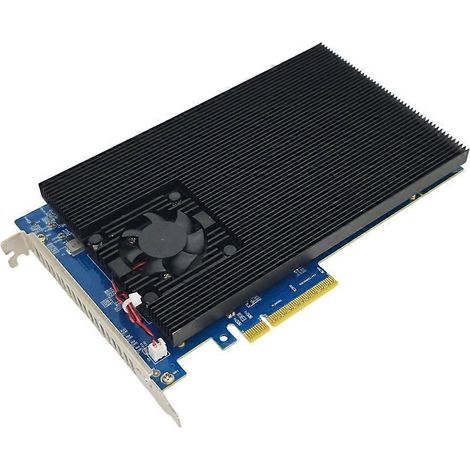 Carte d'extension PCIe 4.0 PEX88024 à 4 disques M.2 sans séparation, carte adaptatrice PCIe vers M.2 NVMe22110/2280/2242 PCIe x8 (1/5)