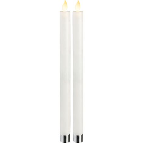 LED-Kerzen "M-Twinkle" lang, bew. Flamme (1/5)