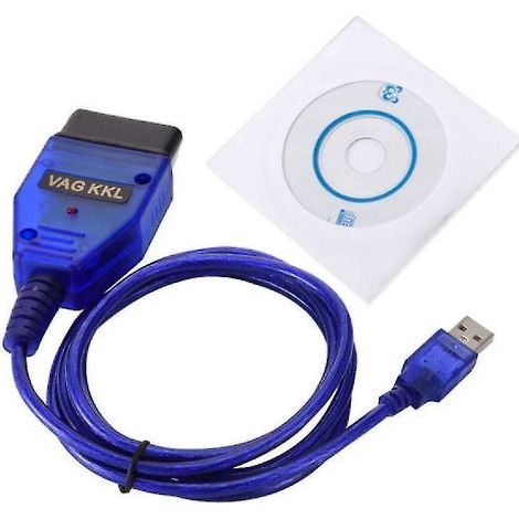 USB-Schnittstellenkabel für Vag-Com KKL Vag-Com 409.1 OBD2 II Kfz-Diagnosegerät, Hilfskabel (1/5)