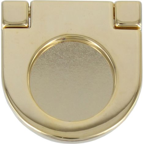 25PZ MANIGLIA INCASSO ART. E3262 MM.36X36 ORO LUCIDO (1/2)