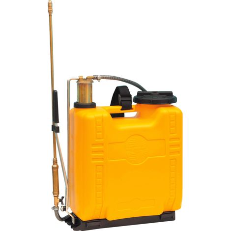 Pompa Irroratrice a Pressione a Zaino in Plastica Capacità 16 Litri Bauer Primavera Giallo