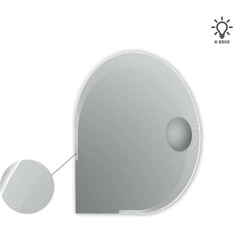 Specchio illuminazione led con specchio ingrandimento Made in Italy 45012 (1/3)