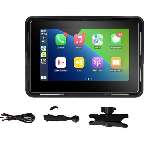 GPS per moto, CarPlay wireless, design impermeabile, MT-00 NO DVR, nessuno-a (1/2)
