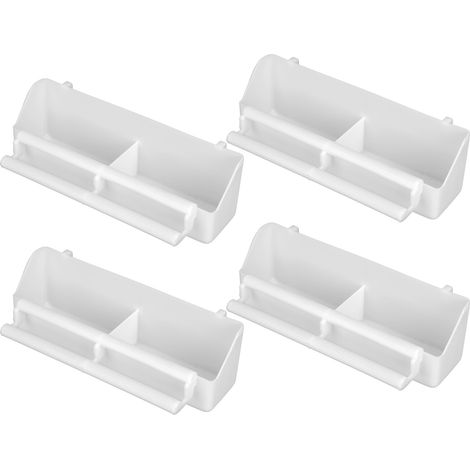 Mangeoire pour perroquets, 4 pièces, bol d'eau suspendu pour oiseaux de compagnie, support pour Pigeons, Cage, outils d'alimentation (1/5)