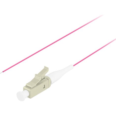 Câble fibre optique Lanberg MM LC/UPC OM4 facile à dénuder 50/125 2M violet (1/3)