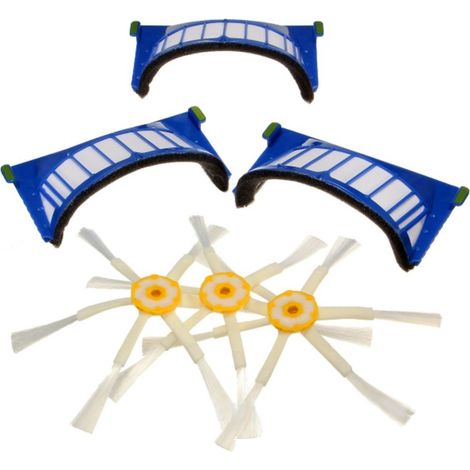 6Pcs Aspirateur Accessoires Kit Filtres Et Brosses Pour irobot irobot roomba Series (1/5)