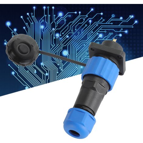 Prise Industrielle IP68 Étanche Connecteur d'Aviation Carré SP169 (250V 5A) (1/5)