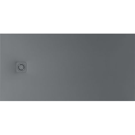 Roca – Receveur de douche à poser Stonex Terran-N – Dimensions 1200x800mm – Gris ardoise – Hauteur 26mm – Découpable pour installation sur mesure (1/2)