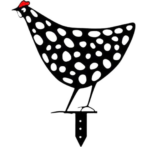 Statue de Coq pour Jardin, Décoration Extérieure Amusante pour Allée et Pelouse (1/5)