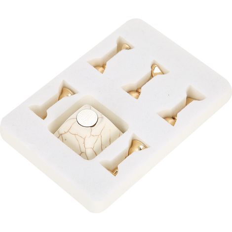Support magnétique pour embouts d'ongles, support en alliage, présentoir à vernis, lot d'outils de manucure beige (1/5)