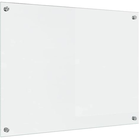 Crédence de cuisine Transparent 80 x 60 cm verre trempé