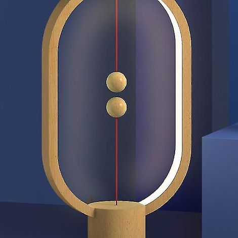 Lampes veilleuse magnétique rechargeables USB en bois (1/2)
