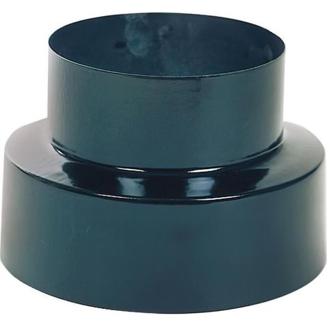 Reducción Estufa Vitrificado Color Negro de 150 a 120 mm.