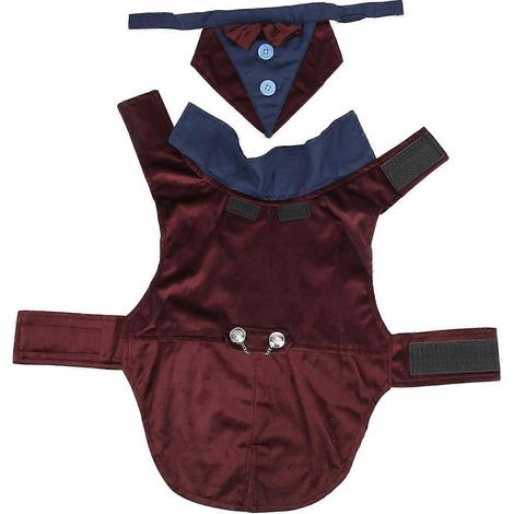 Vêtements de cérémonie élégants et légers pour animaux de compagnie, avec nœud papillon et coutures raffinées. Chemise de mariage pour chien de petite taille. (1/2)