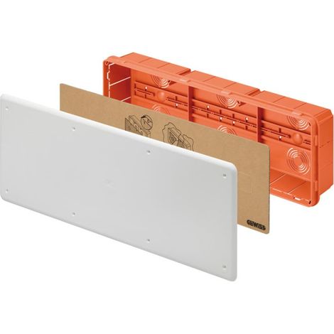 GW48009 Caja de derivación empotrada guía DIN 480X160X75