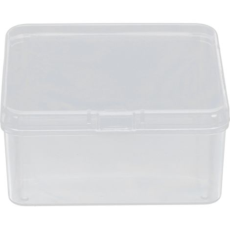 Boîte de Rangement Transparente pour Exercice de Mâchoire - 7x7x3.5 cm (1/5)