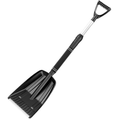 Pelle à neige rétractable en alliage d'aluminium, outil de survie d'hiver, pelle à glace légère pour le camping, le jardin et les urgences extérieures