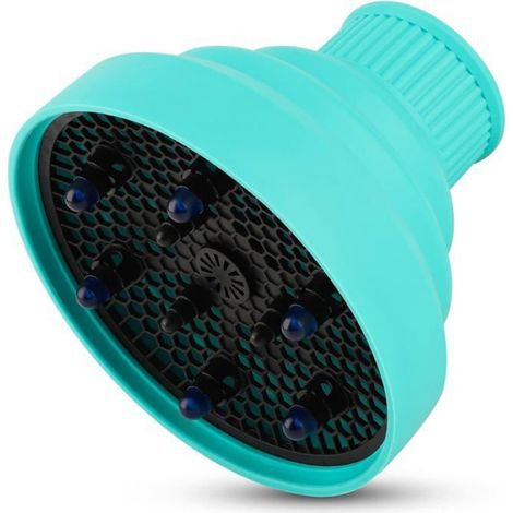 Diffuseur Cheveux - Silicone Résistant 260 °C - Compatible Sèche-Cheveux Standard - Pour Boucles et Coiffure Rapide - 1 Pièce (1/5)