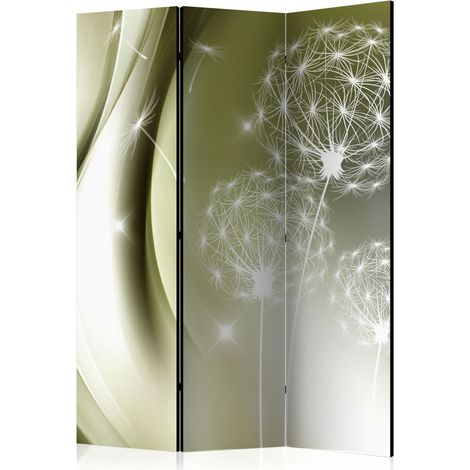 Paravento - Green Gentleness [Room Dividers] - 135x172 (1/4)