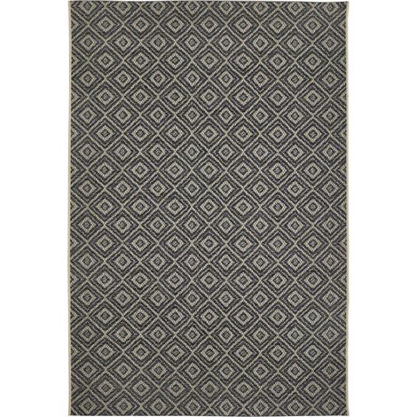 Outdoorteppich Rio creme-grau, 133 x 190 cm Outdoor-Teppiche