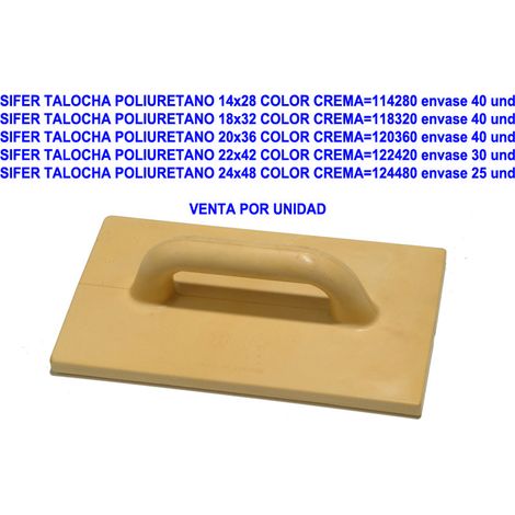 Sifer talocha poliuretano 24x48 cm crema