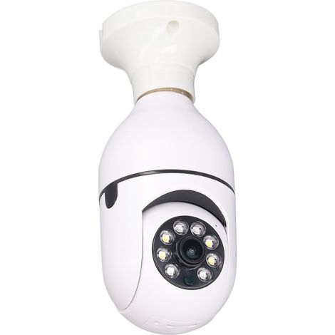 3-MP-Überwachungskamera mit WLAN-Fernbedienung, E27-Fassung, Glühbirnenform, IP67-Schutzart, kleiner Monitor (1/5)