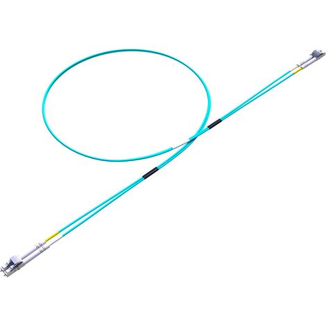 Câble fibre optique RS PRO 10m Avec connecteur / LC, OM3 Multi-mode ( Prix pour 1 )