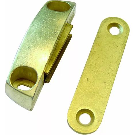 Loqueteau magnétique série Neptune avec contreplaque - OUTILLAGE - Laitonné