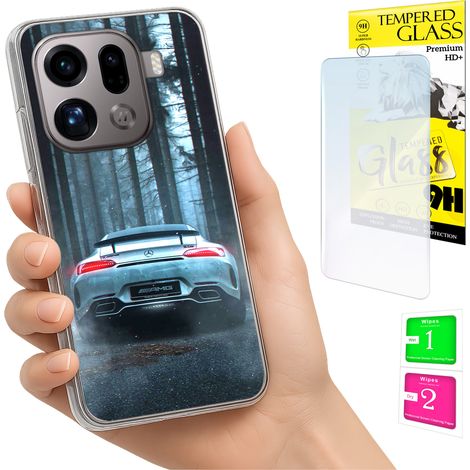 Funda para Oppo Find X9 Pro con cubierta trasera y cristal 9H. (1/5)