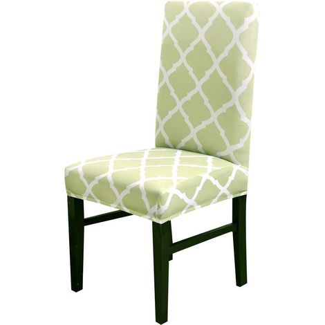 Stretchable polyester dining chair cover - Modern design - For weddings, banquets, parties, Christmas (1/5)