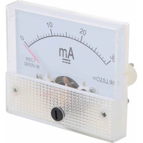 Ampèremètre CC 85C1 0-30 mA à aiguille, instrument de mesure de courant (1/5)