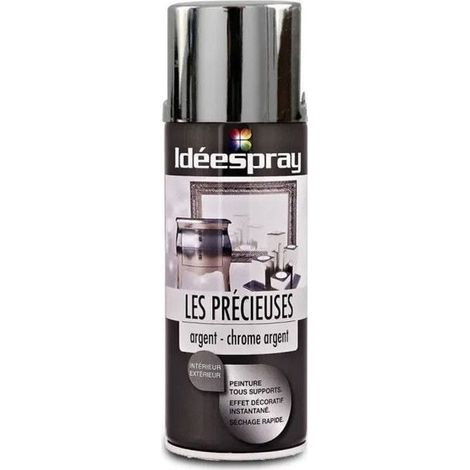 Bombe de peinture - ADEIA - Sinto Precieu - Argent chrome brillant - 400 ml - 0.418 kg (1/2)