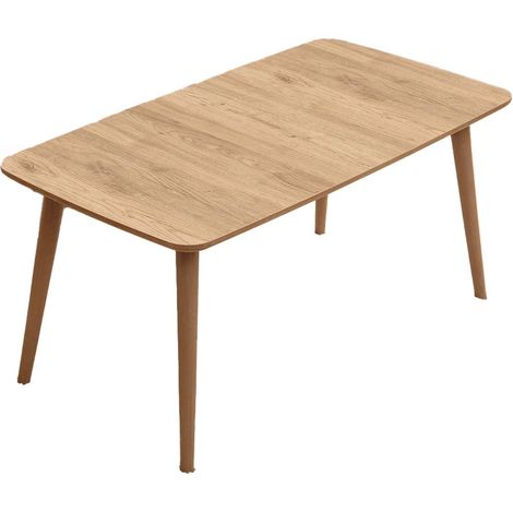 Couchtisch aus Holz "Luci" 100 x 53 x 45 cm - Eiche