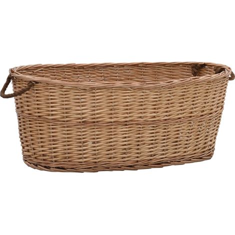 Panier à bois de chauffage poignées de transport 88x57x34 cm (1/5)