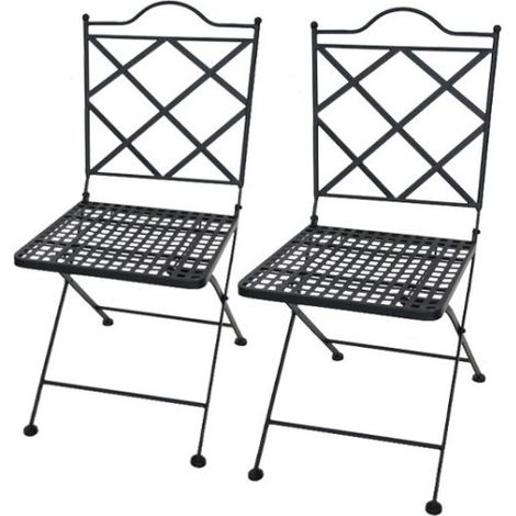 Set de 2 sillas Taormina plegables 90x41,5