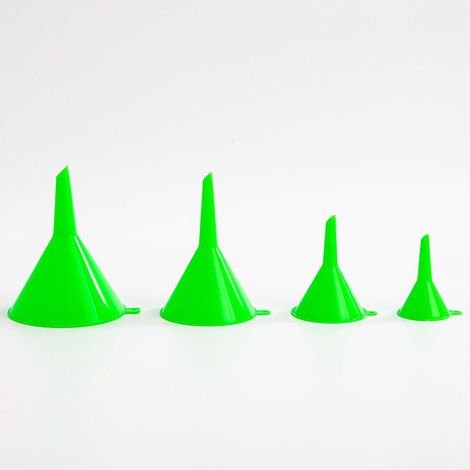 Entonnoir universel 4 pièces - Sans BPA alimentaire - Aide de remplissage cuisine - Mini entonnoir pour liquides et ingrédients secs - Entonnoir à huile (1/5)