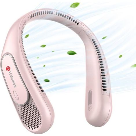 Ventilateur de cou sans pales - Belle commode - Portable et rechargeable - Batterie 4000 mAh (1/5)